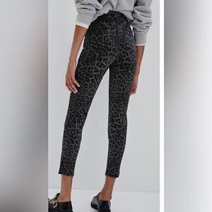 NWT sanctuary x anthropologie runway shimmer leopard leggings Size L